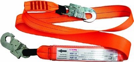 Shock Absorbing Lanyard Single Leg