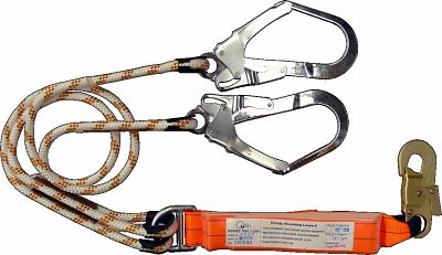 Kernmantle Rope Lanyard Double Leg Scaffolding Hooks