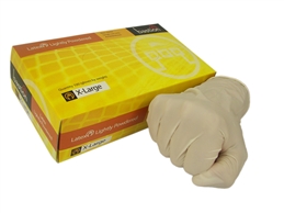 Latex Glove lightly powdered
