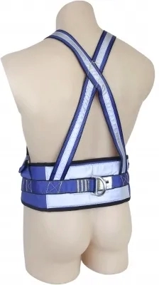 Padded Restraint Waist Belt with Shoulder Straps and Rigging D Ring