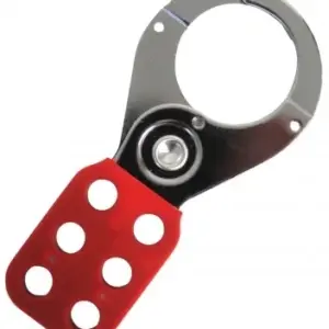 1 Inch HASP Steel Lockout vinyl coated red