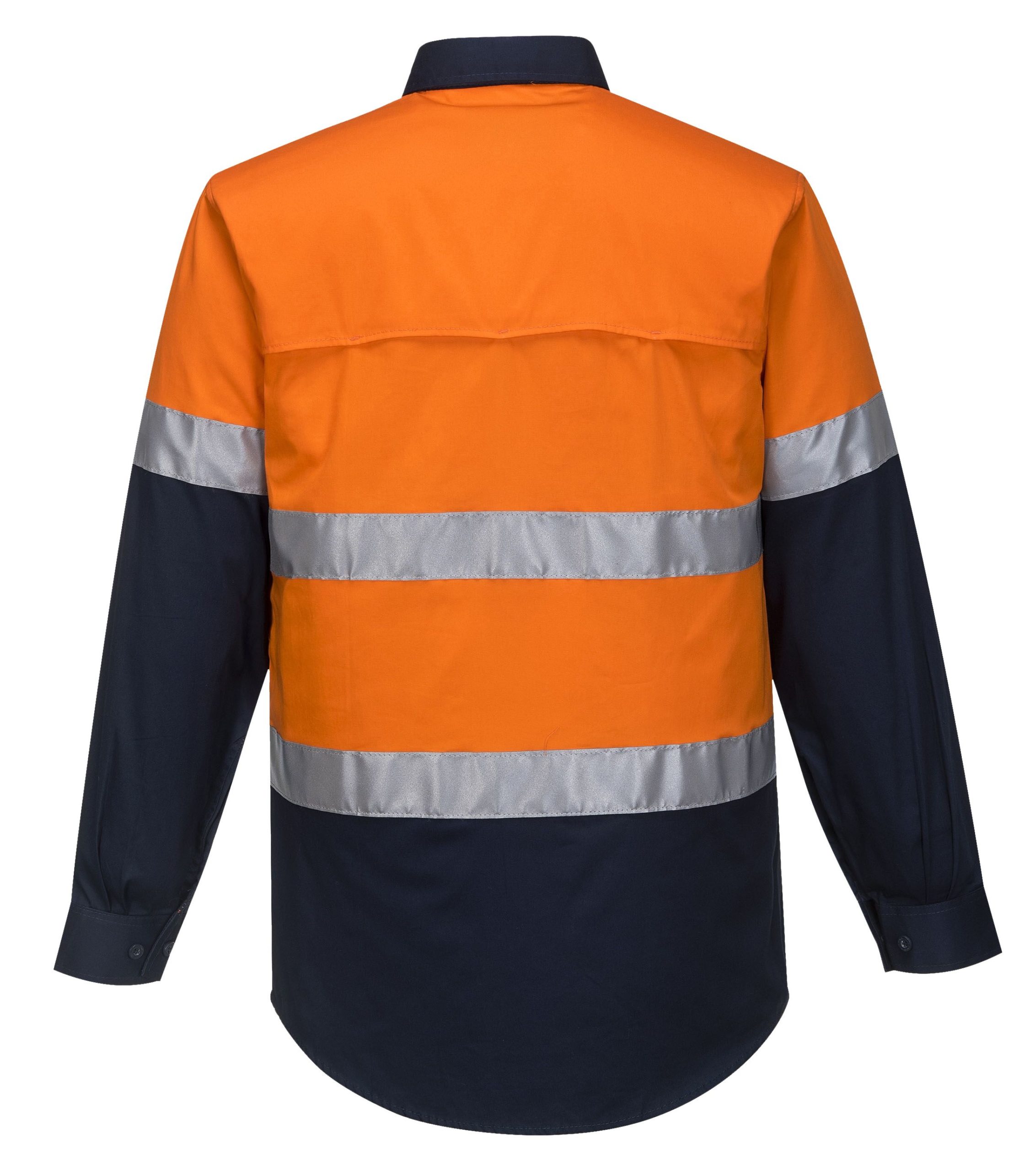 Two Toned Day Night Shirt Long Sleeves - Image 2