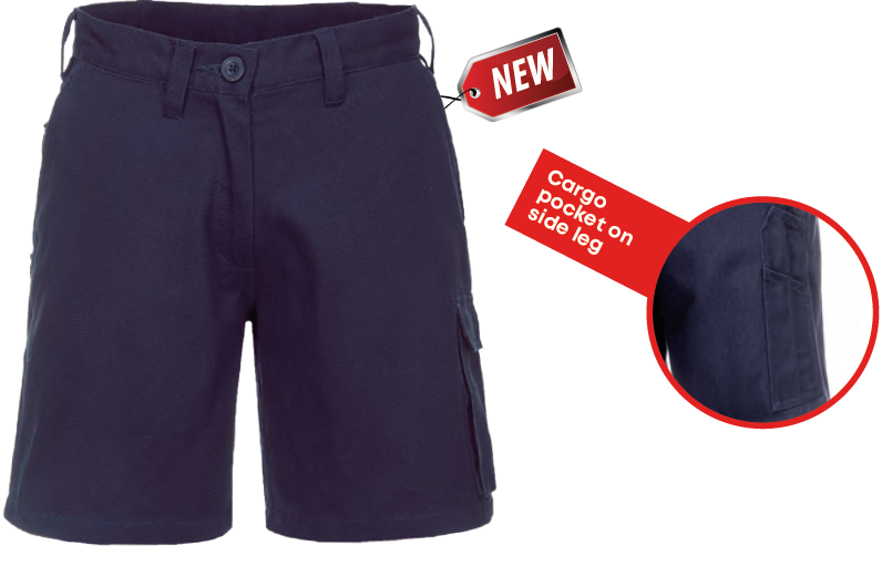 Ladies Cargo Shorts