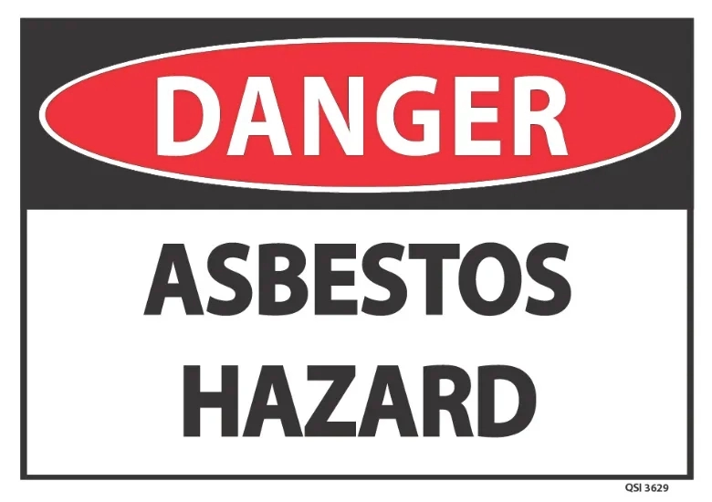Danger Asbestos Hazard