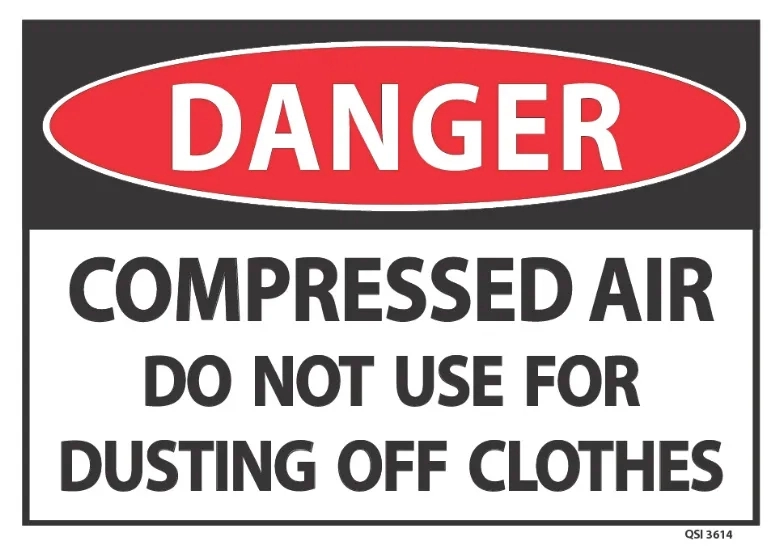 Danger Compressed Air