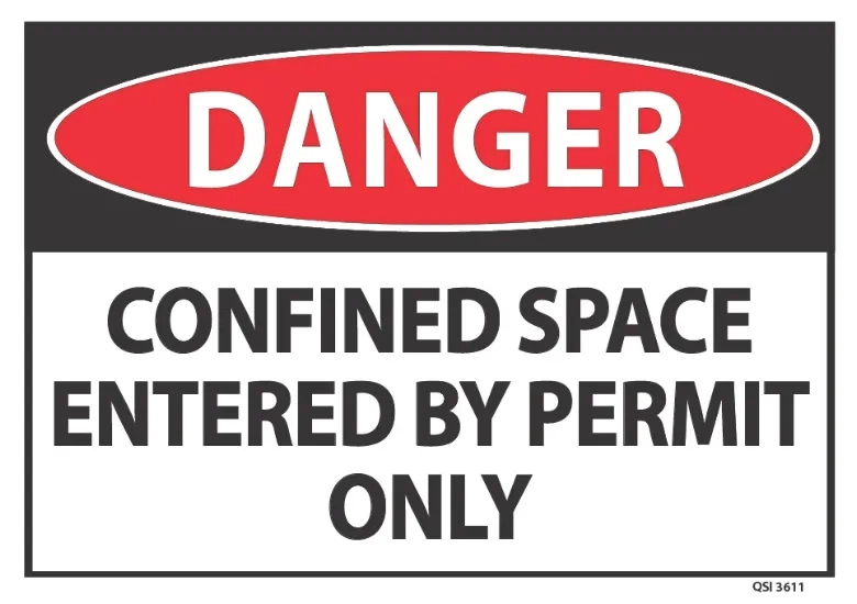 Danger Confined Space