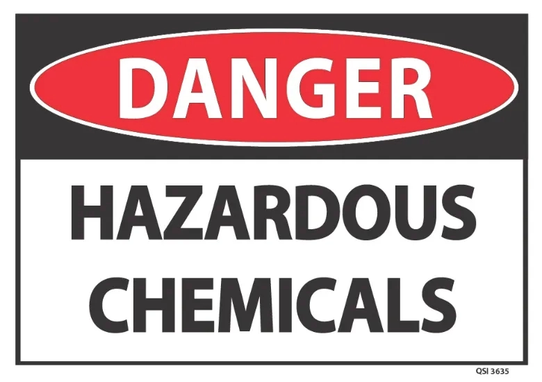 Danger Hazardous Chemicals