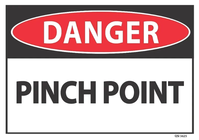 Danger Pinch Point