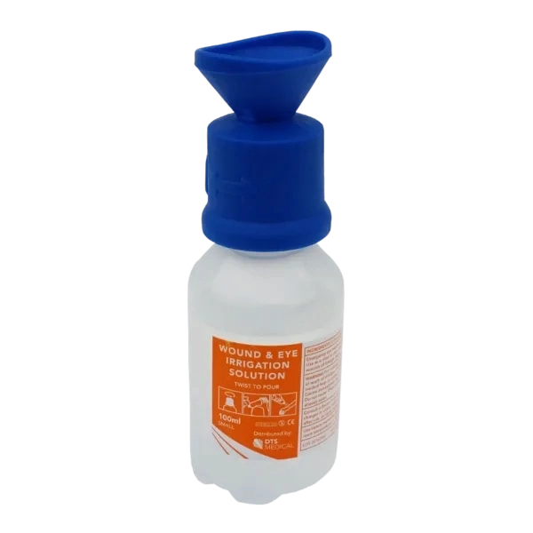 Eye Wash Bottle With Saline, 100ml, 250ml, and 500ml