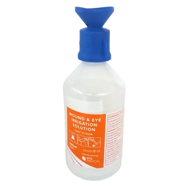Eye Wash Bottle With Saline, 100ml, 250ml, and 500ml