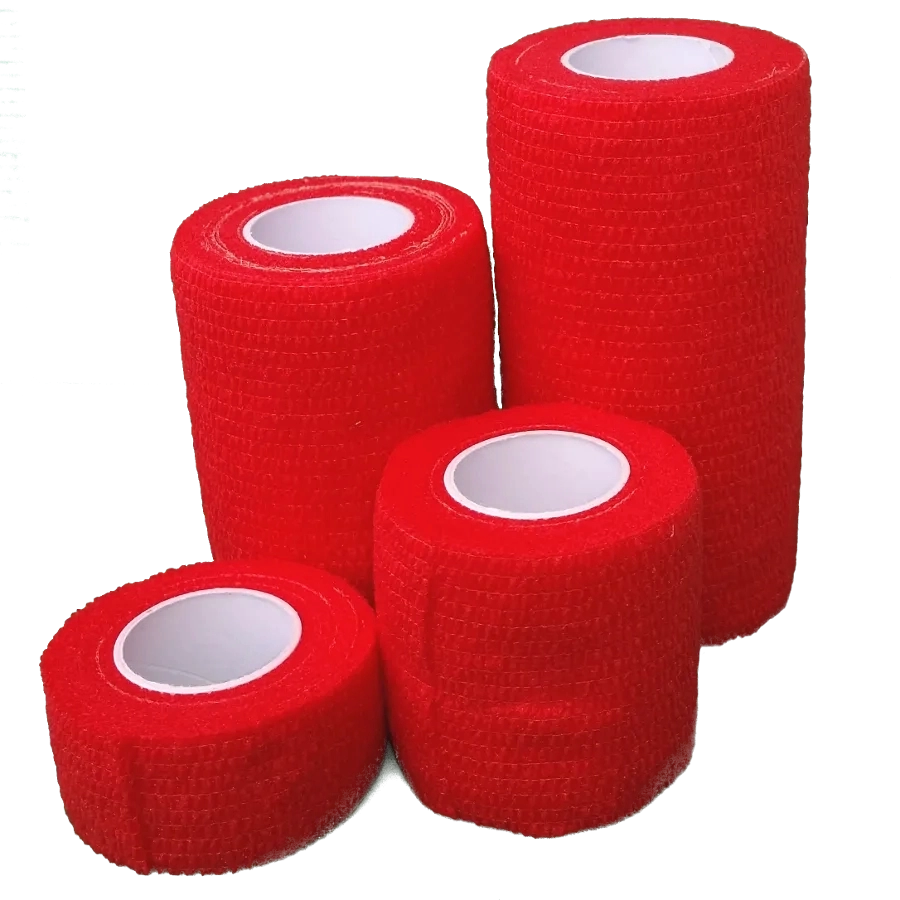 RED COHESIVE BANDAGE