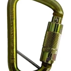 Carabiner Offset Steel Triple Locking Captive Eye Pin
