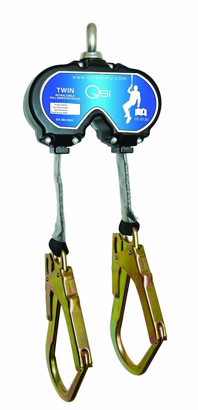 Retractable Lanyard Twin 2m