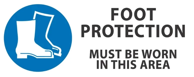 Foot Protection Must Be Worn In This Area