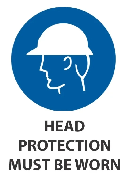 Head Protection Must Be Worn