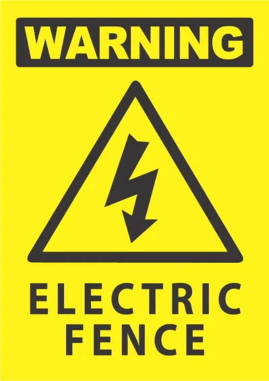 Warning Electric Fence