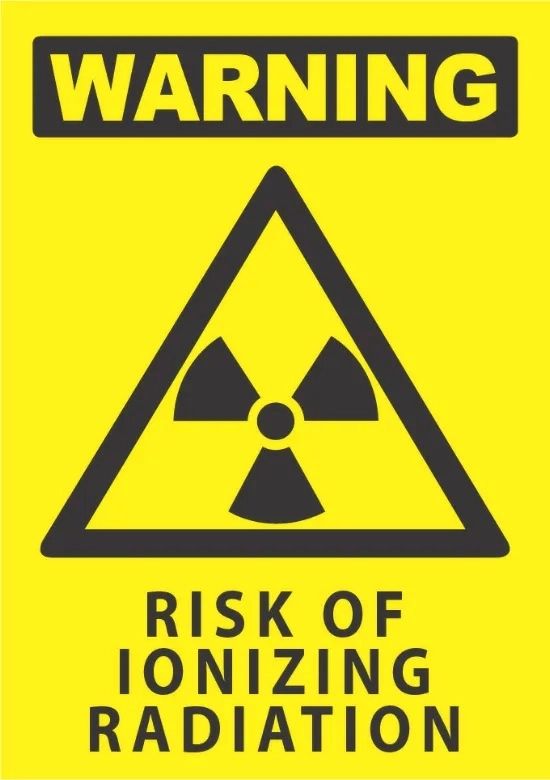 Warning Risk Of Ionizing Radiation